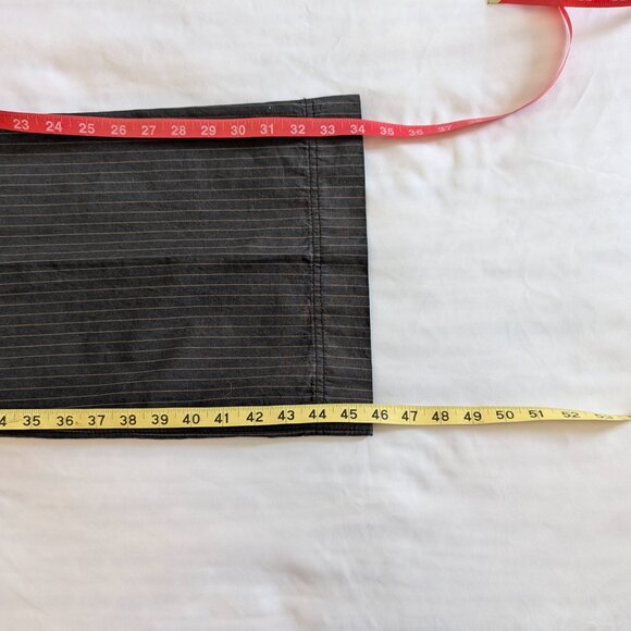 Free People Size 2 Pinstriped Suspender/Overall Pants Black(ish) - Picture 5 of 16